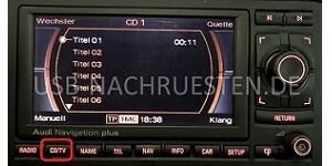 Audi Radio Navi Plus RNS-E (1. Gen.) without AMI
