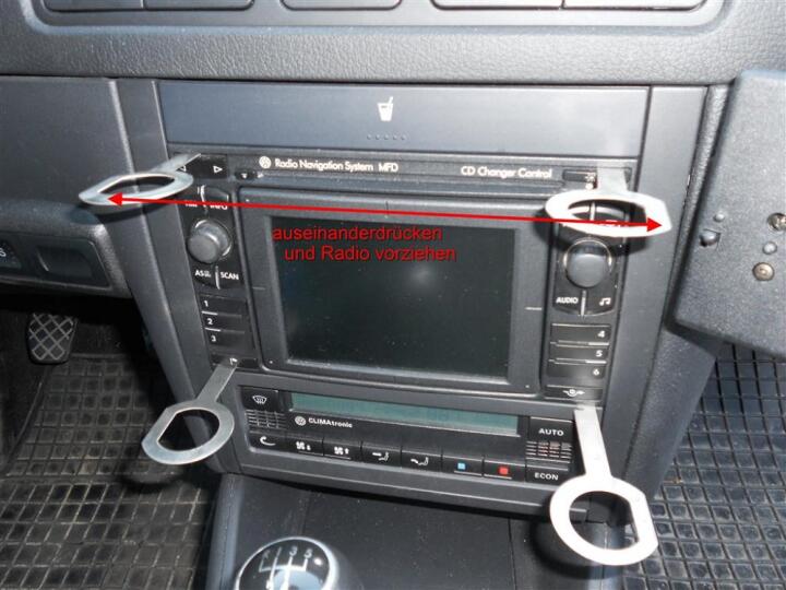 Für alle Streaming Boxen in VW Golf 4 mit Radio MFD 1