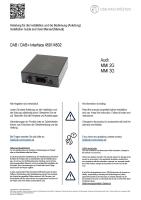 Interface Digital Radio DAB+ 4501 for MMI 2G