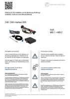 Interface Digital Radio DAB+ 4505 für Audi MMI 4G / MIB 1 / MIB 2 / MQB