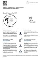 Bluetooth Handsfree Streaming Box 1601 (BT-FSE-Charge)