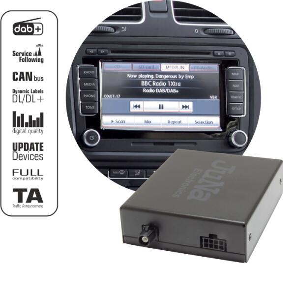 Nachrüstung USB AUX In Einbau Adapter passend für VW Radio RNS 315 NAV 231 268F 