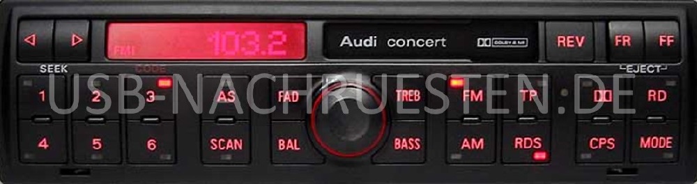 Auto Radio Audi Concert 1