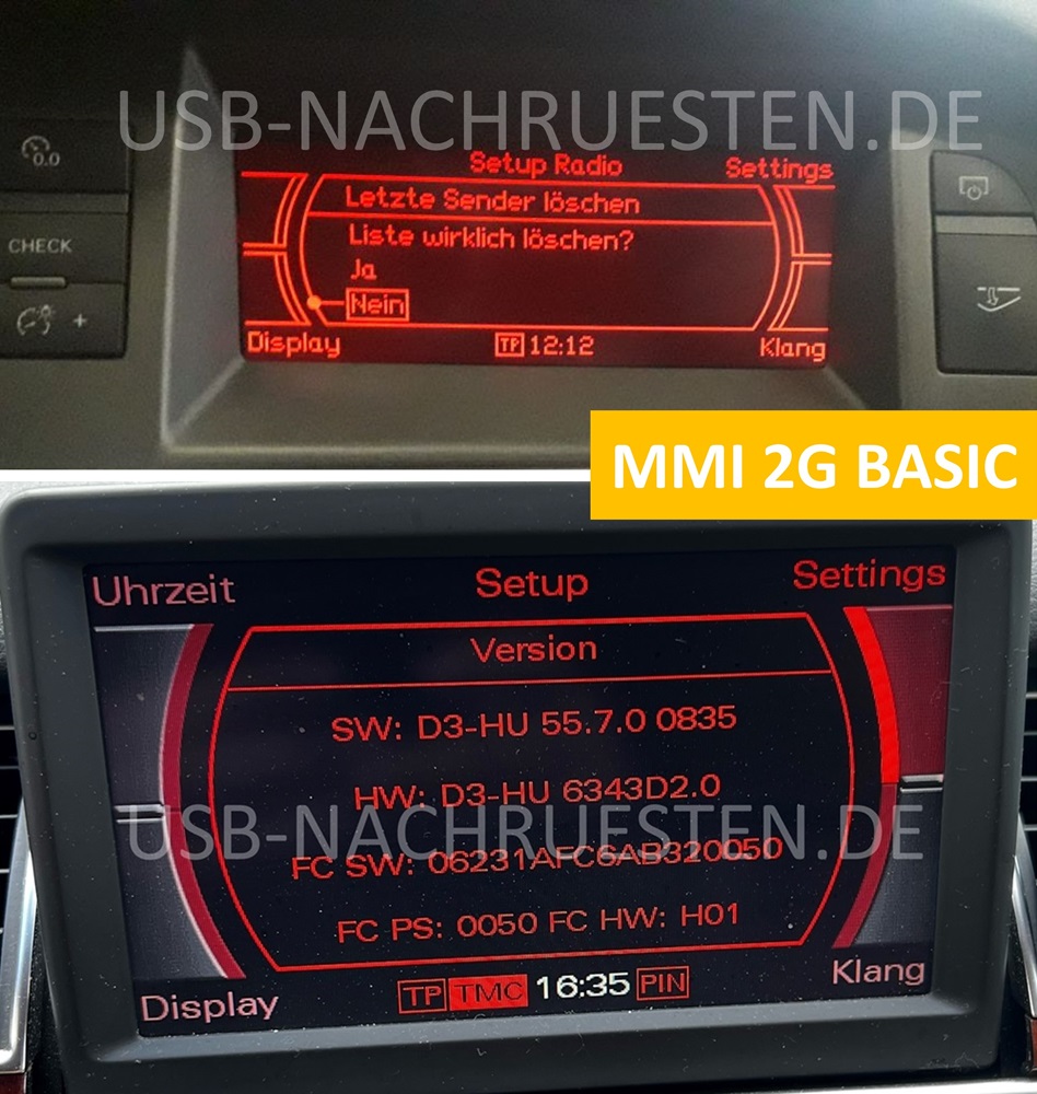 Auto MMI 2G Basic Display