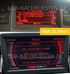 Audi MMI 2G Basic
