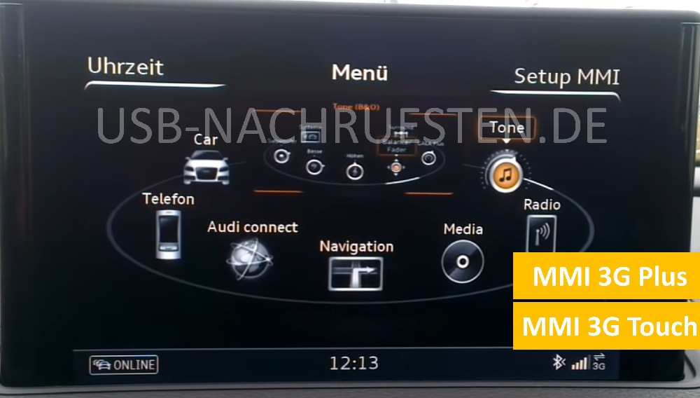 Car radio MMI 3G Plus Touch Display