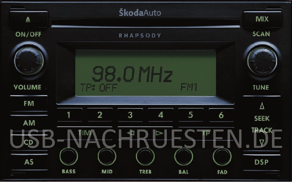Auto Radio Skoda Rhapsody