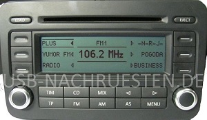 Für VW Radio RCD 500 RNS 500 Bluetooth Adapter Aux Verstärker Filter 
