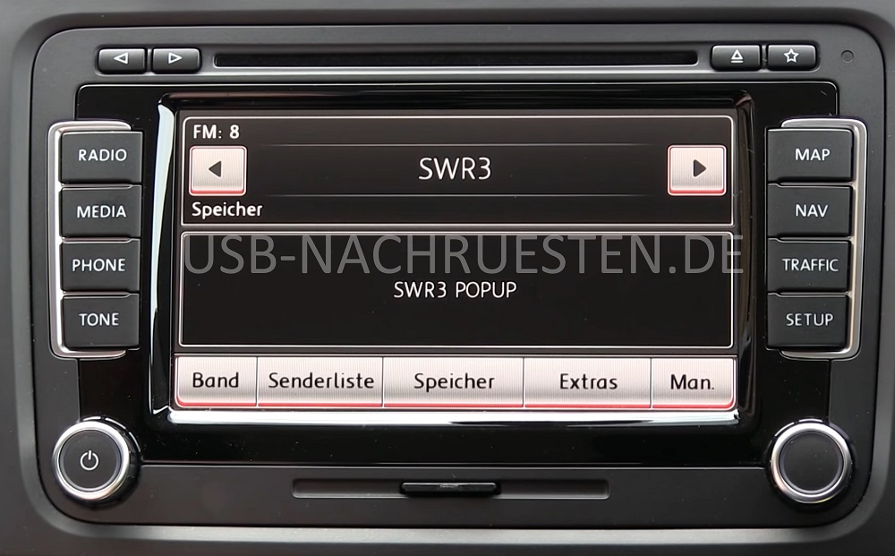 AUX Einbau Adapter Auto Radio für VW RCD510